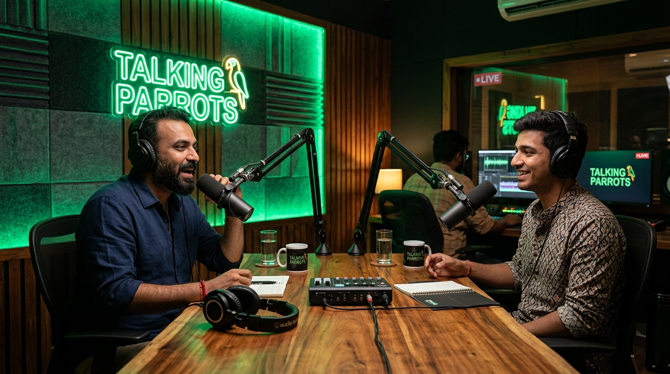 Talking Parrots Kannada Podcast Studio